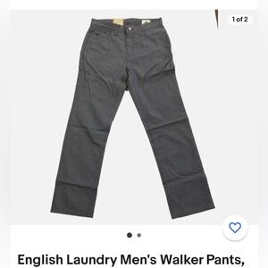 English laundry size 3430 men’s pants. Walker style new without tags.